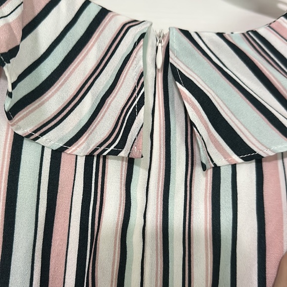 Striped Ruffle Dress - Picture 6 of 7